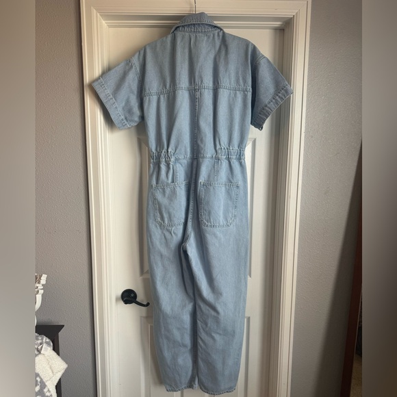 Free People Marci Jumpsuit - Denim Medium - Picture 9 of 11